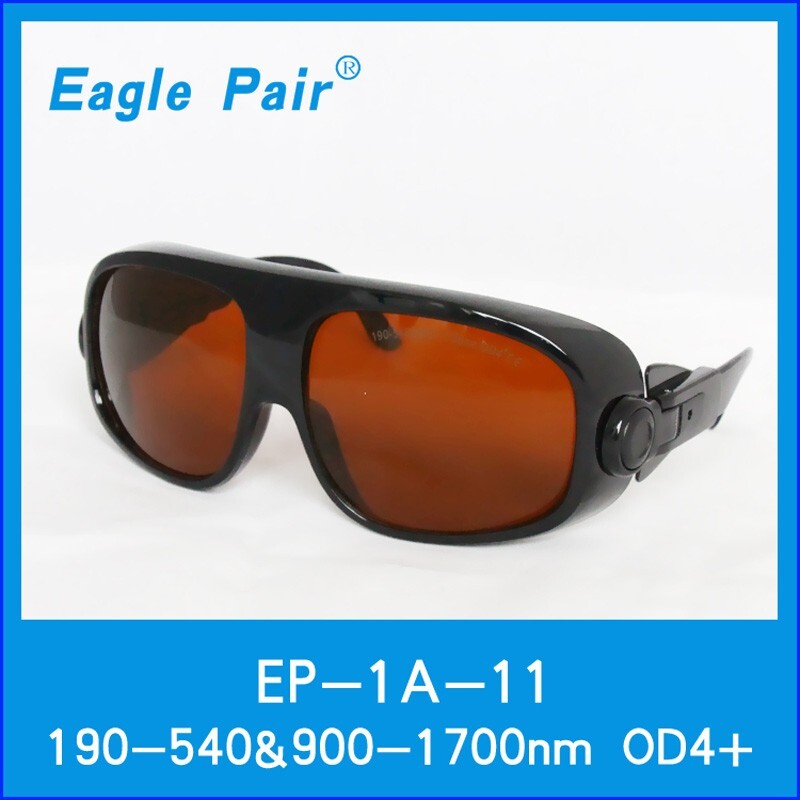OD4+ 190-540 & 900-1700nm Safety Glasses Wide Spectrum Laser Protective Goggles