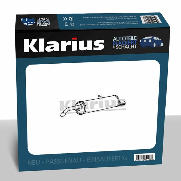 Klarius Auspuff Esd Endtopf FüR Peugeot 207 + Cc-image