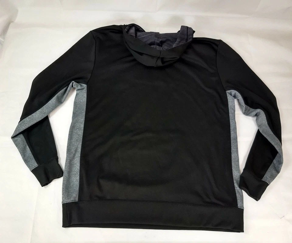 Pulôver moletom com capuz Batman DC Comics feminino tamanho 2XL preto cinza - Imagem 4 de 4