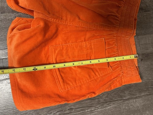 Vintage 70s 80s OP Shorts Skate Corduroy Hooters Orange Dogtown Surf Costume S - Picture 7 of 20