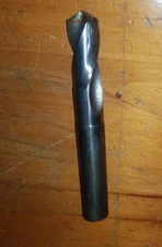 18.5mm HSS stub drill shank OD 19mm, with coolant bores. TITEK-PLUS