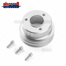 Billet For Big Block Chevy Crankshaft Pulley 2 Groove 396 427 454 Lwp Bbc Crank