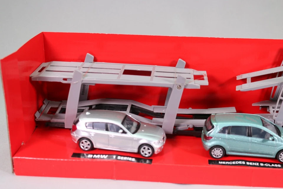 LE1035 NEW RAY 15165 Camion 1/43 Man F2000 Long Hauler porte voiture 41 cm - Photo 3/4