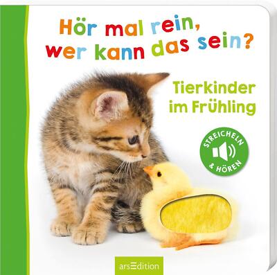 Hör mal rein, wer kann das sein? - Tierkinder im Frühling | Buch | 9783845851082