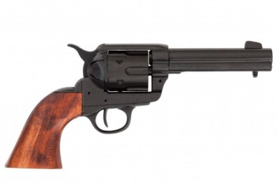Denix M1873 Non-Firing Quick Draw Colt .45 Revolver Replica, Black