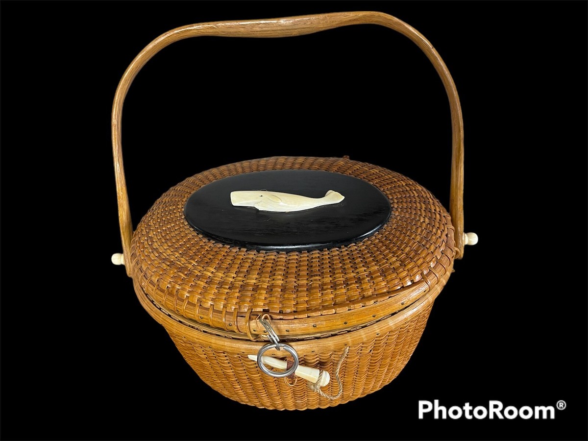 ナンタケットバスケット　Vintage Nantucket Basket s-l400.jpg