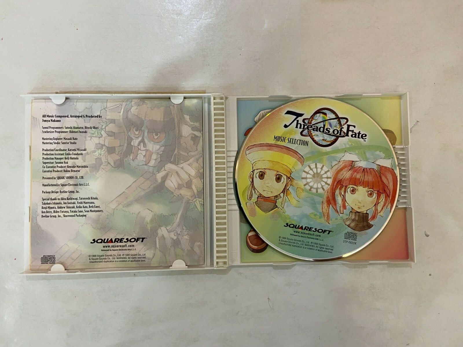 Threads of Fate Music Selection CD Squaresoft 1999 Soundtrack for sale