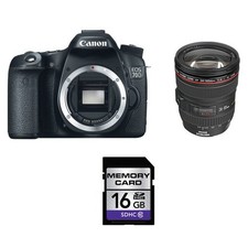 Canon EOS 70D DSLR Camera w/24-105mm Lens  16GB SDHC Card