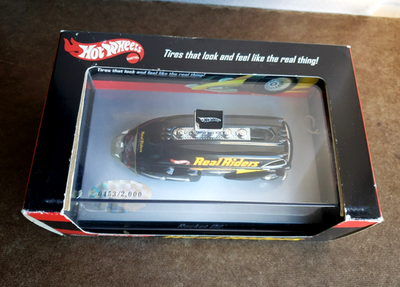 2005 Hot Wheels ROCKET OIL REAL RIDERS Black JAPAN CUSTOM CAR SHOW