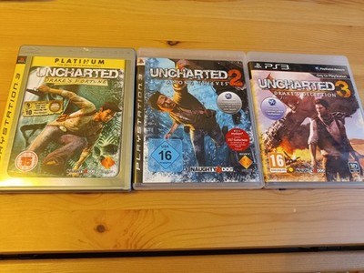 Uncharted Trilogie 1-3 Sony PlayStation 3, PS3, Top Zustand, 3 D