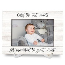 Aunt Gifts 8x6 Picture Frames - Pregnancy Announcement Gifts for Expecting Mo...