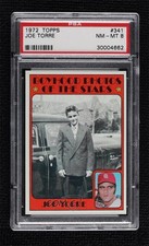1972 Topps Boyhood Photos of the Stars Joe Torre #341 PSA 8 HOF 1oq8