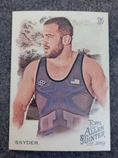 2019 TOPPS  ALLEN AND GINTER  BASEBALL  KYLE SNYDER#158(FREESTYLE WRESTLER)