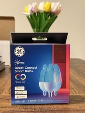GE Cync Smart LED Bulbs B11 Color Changing Candelabra E12 3-Pack Alexa Matter