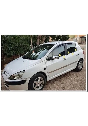 Tapicería ventana cromada para Peugeot 307 2001-2008 - 4 piezas Foto 3 de 4