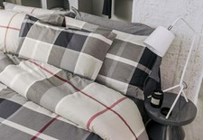 Lenzuola BOSSI Killian 7421 tinto filo SINGOLO - Escluso sotto lenzuolo