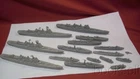 LOT OF 15 ORIGINAL 1965 MARX EXCLUSIVE MINATURE INVASION DAY HP AMERICAN SHIPS
