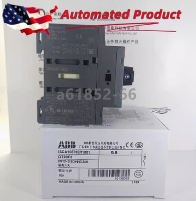 1PC NEW FIT FOR ABB isolation switch OT80F3 three pole -80A Fast Shipping