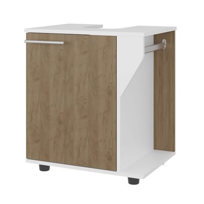 Phillips Under Sink Cabinet with Double Doors, Wide Freestanding Storage Unit wi