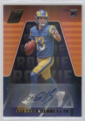 2023 Panini Zenith Rookies 80/299 Stetson Bennett IV #181 Rookie Auto RC 07yt