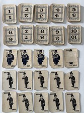 Antique 1904 Bunco Science Card Game Home Game Co Chicago 115 Cards Stop Bunco