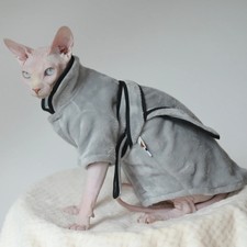 Warm Sphynx Cat Pajamas Fashion Kitty Hairless Cat Clothing Comfort