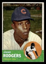 1963 Topps #193 Andre Rodgers VG VG/EX