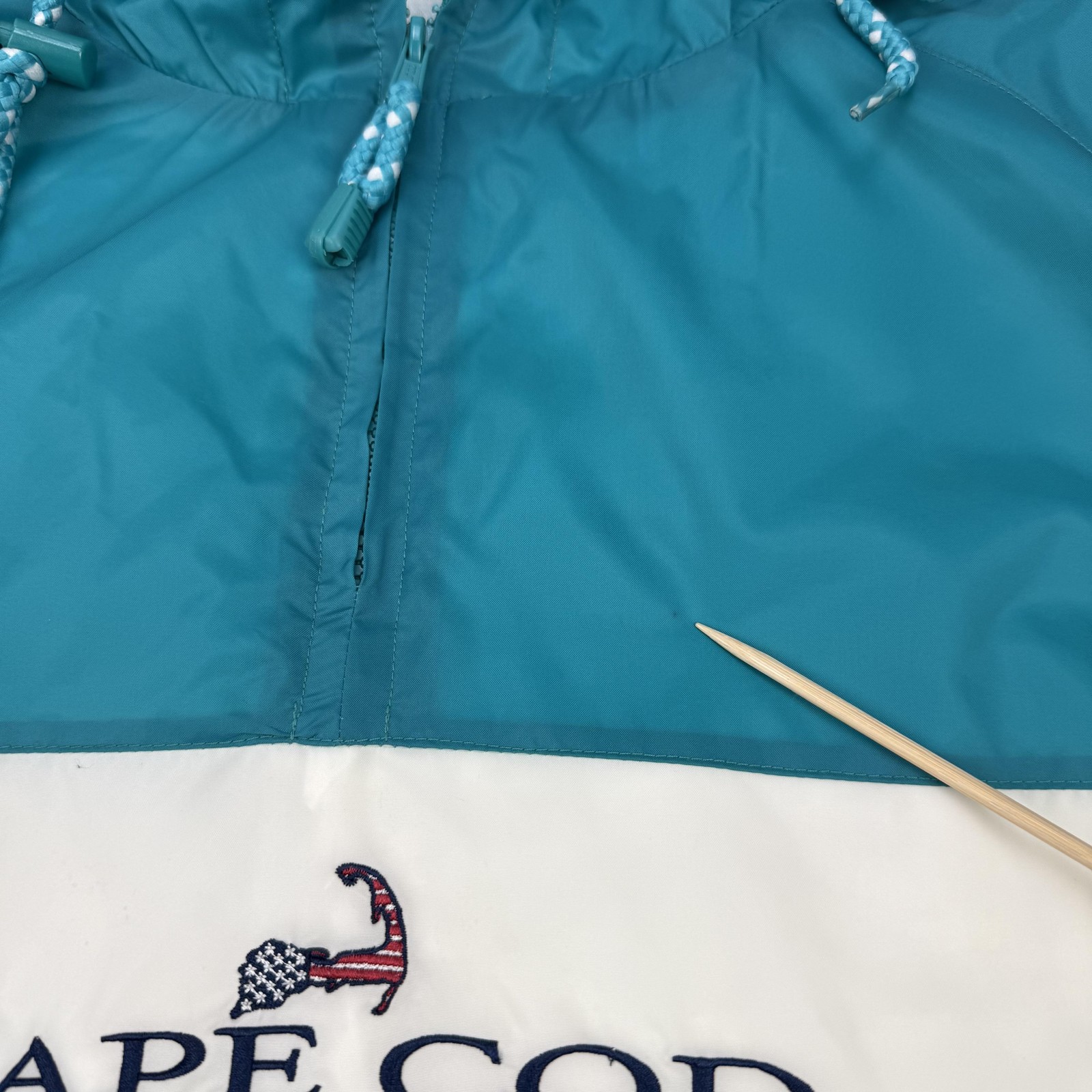 Cuffy's Cape Cod Pullover Jacket Mens Small Teal … - image 10