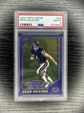 2000 Brian Urlacher Topps Chrome Rookie /1650 #253 PSA 8 Bears