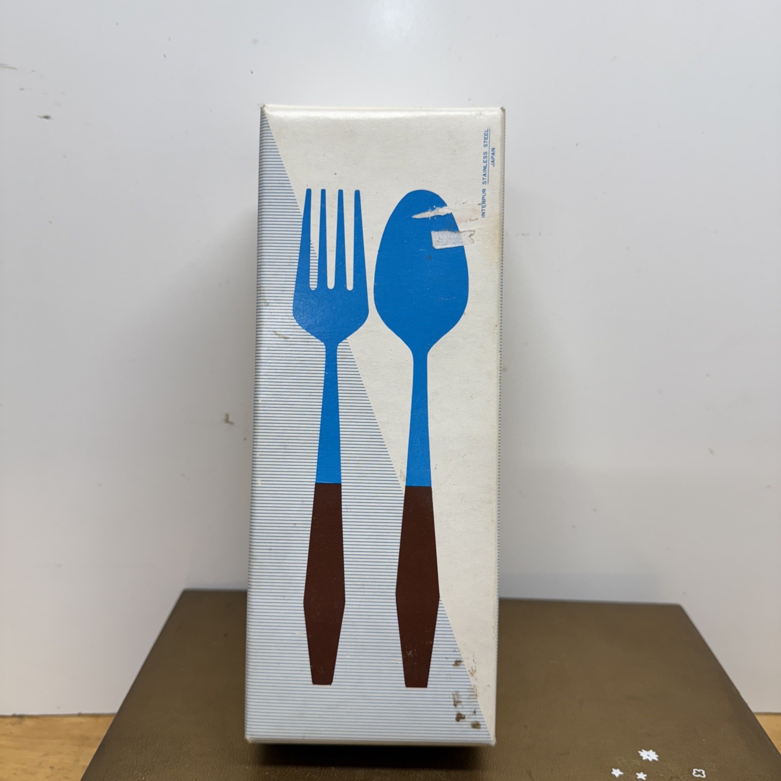 Unused In Orig Box MCM Interpur Canoe Stainless Flatware Set-50 Piece Silverware