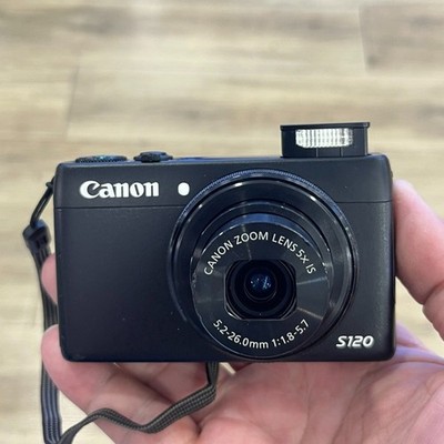 Canon PowerShot S120 Digital Camera 12.10 MP 5x Optical Zoom Sleek
