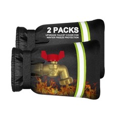 Upgrade Ourdoor Faucet Covers for Winter Freeze Protection, Large Hose Bib Co...