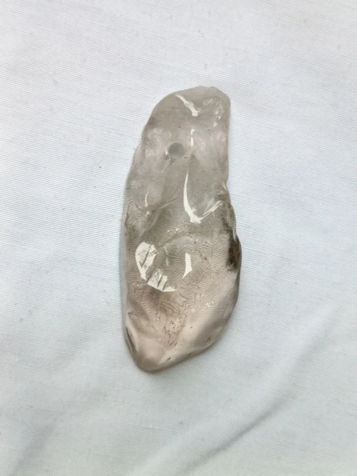 Дымчатый кварц полированный грубый кулон 50X20X11 мм 1 изделие для изготовления ювелирных изделий  - Изображение 4 из 4