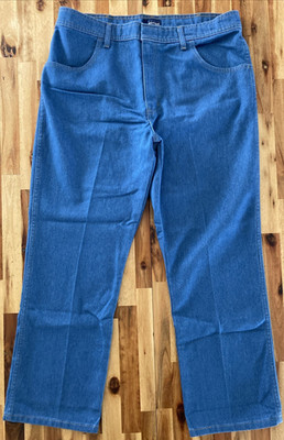 Basic Editions Mens Blue Denim Jeans Size 38x30 Straight Fit