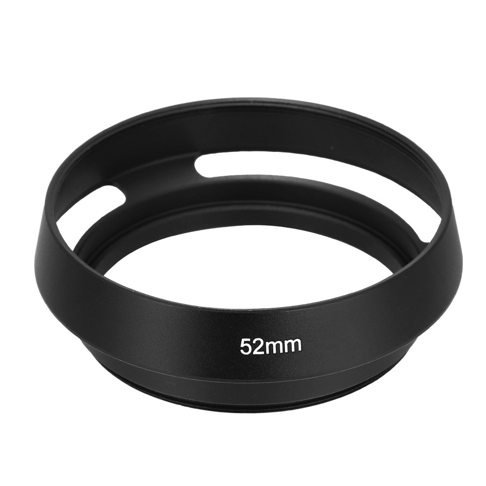 Universal Aluminium Alloy Lens Hood Sunshade Cover For Camera Lens Excellent