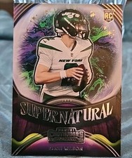 Zach Wilson 2021 Contenders Supernatural SSP #SN-ZWI Emerald Green Color Match