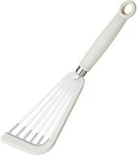 Silicone Spatula,For Cooking Slotted Turner -Heat Resistant Silicone Edge Stainl