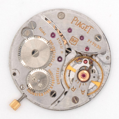 Vintage Piaget Caliber 9P 18-Jewel Wristwatch Movement, Runs