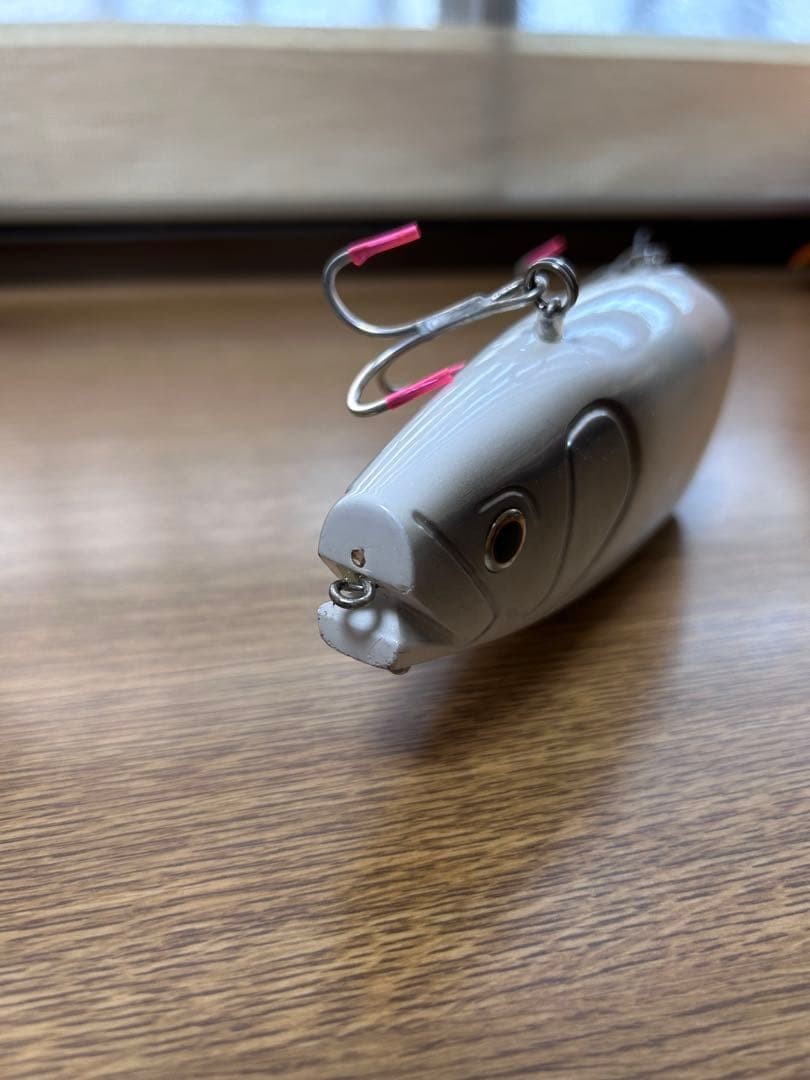 Roman Made MOTHER Custom Swimbait Realistic Fish Shape White 2 Hooks - Image 3