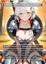 MTG - Esper Sentinel - Fanart Borderless Style - EDH / Playtest