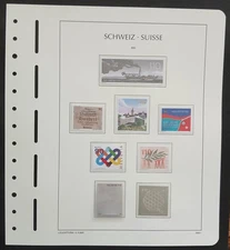 2023 Switzerland Set On Lighthouse/Leuchtturm Hingless Pages