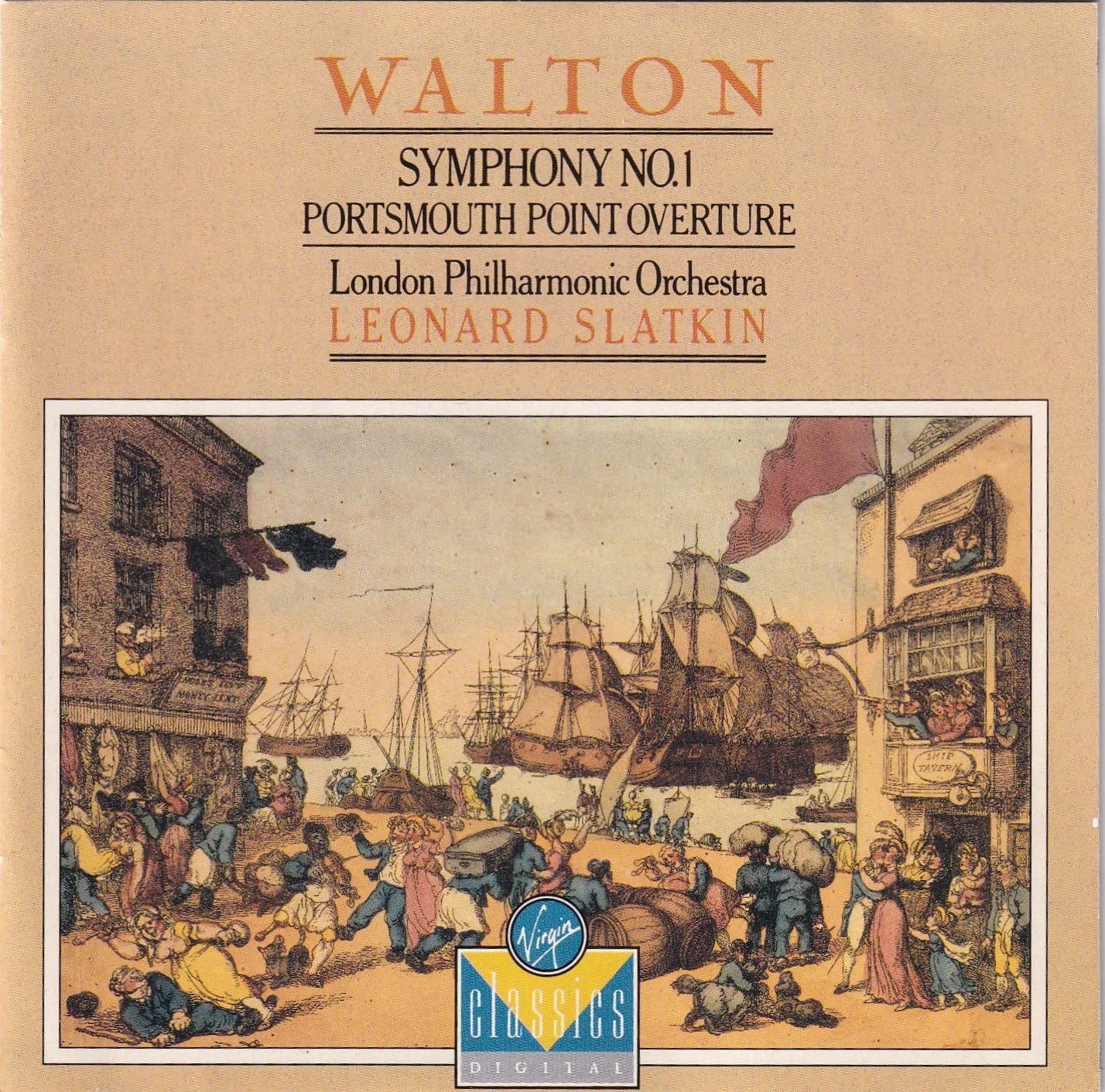 Уильям Уолтон Уолтон: Симфония № 1; увертюра Портсмут Пойнт (CD)