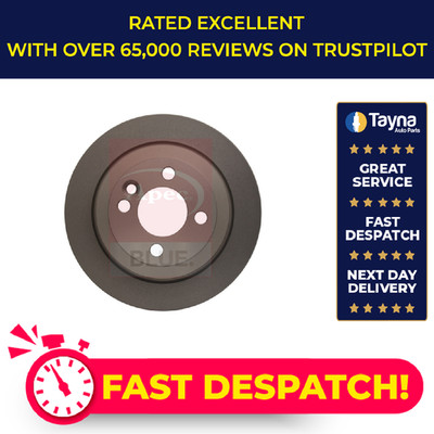 2x Brake Discs Pair Solid fits MINI CLUBMAN COOPER R55 2.0D Rear 11 to 14 259mm