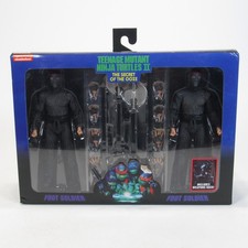 NECA TMNT II Secret of the Ooze Foot Soldier Action Figures Set 2023 Weapons New
