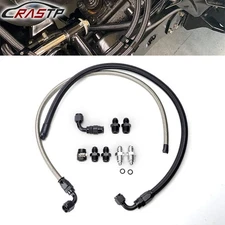 6AN Power Steering Hose Kit for chervy LS Swap Pressure Return Line Universal