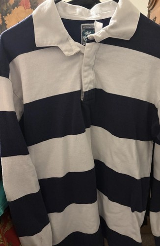 Vintage McIntosh & Seymour Striped Rugby Shirt long sleeve