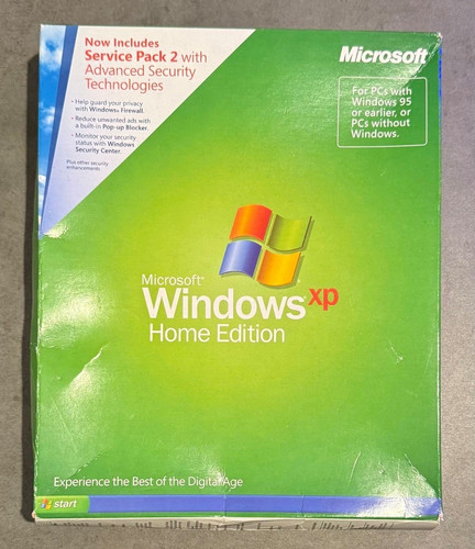 *****Microsoft Windows XP Home Ultra Rare Full Retail version ***** - Picture 1 of 5