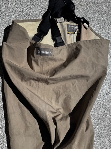 Simms Goretex Waders Large 9-11 Montana Made Tested