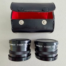 Ambico V-0326 Telephoto 2.0x  Wide Angle 0.5x Lens Set   Japan   49mm / 52mm
