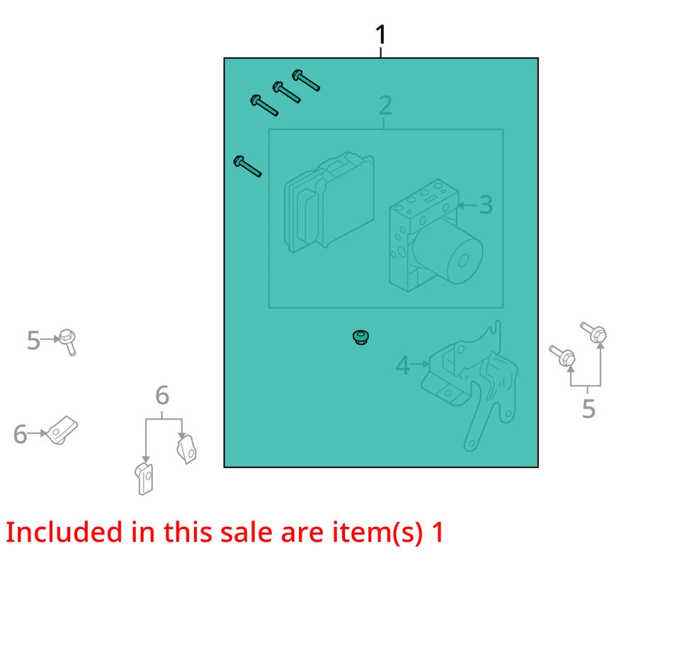 Conjunto de piezas de freno antibloqueo bomba ABS para camioneta Ford F150 13-14 5264953 Foto 3 de 4